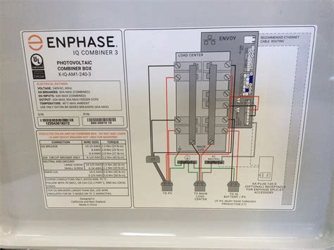 ac junction box enphase|Enphase combiner box wiring diagram.